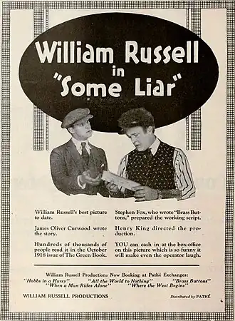 Advertentie voor Some Liar