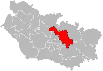 Locatie van het kanton