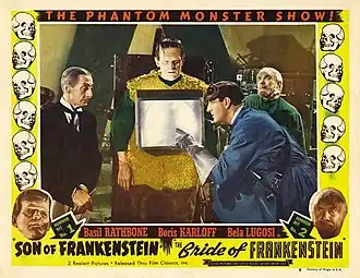 Lobby kaart van Son of Frankenstein