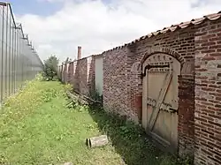 Buitenzijde van de fruitmuur