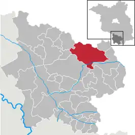 Kaart van Sonnewalde