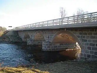 Brug over de rivier Jägala