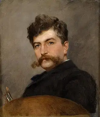 Max Koner geschilderd door zijn vrouw Sophie Koner