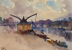 De Moezel bij Trier, 1928