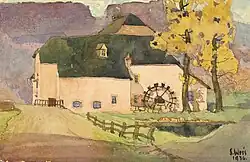 Watermolen in Septfontaines, 1936