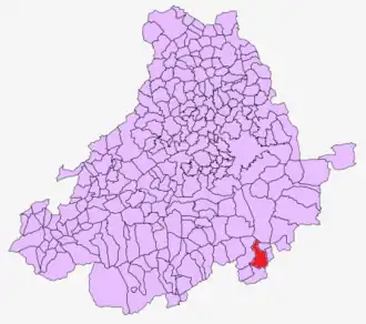 Kaart van Sotillo de la Adrada