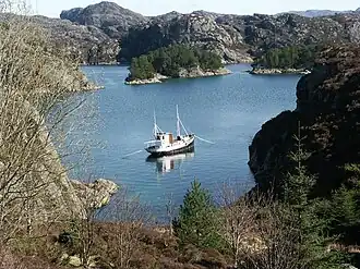 Fjordenlandschap op Sotra