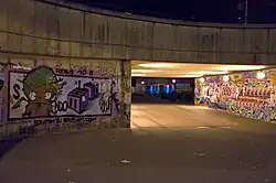 Tussen station en winkelcentrum