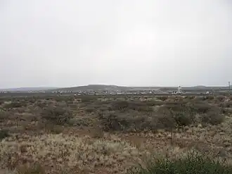 Prieska gezien van nationale weg N10