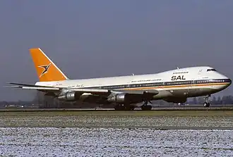 De ZS-SAS Helderberg in 1983