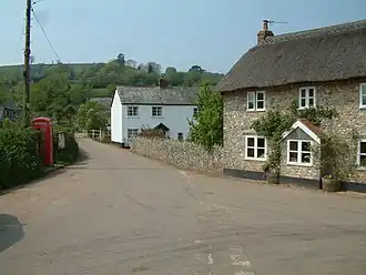 Straatbeeld in Soutleigh