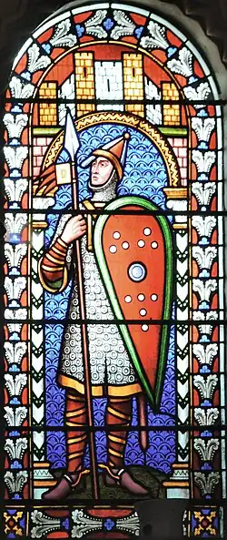 Willem van Warenne Glas in lood, St John the Baptist Church, Southover