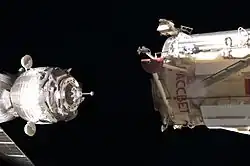 Koppeling aan het ISS