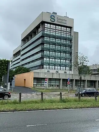 Het Spaarne Gasthuis locatie Haarlem-Zuid vanaf de Amerikaweg in juli 2019