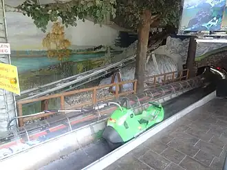 Een bobkart in Steinwasen-Park.