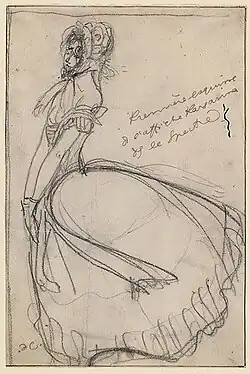 Kostuum voor de vrouw (Bakst, 1911)