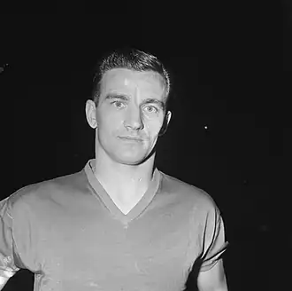 Jef Vliers als speler van Standard (1965).