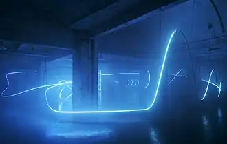 Tentoonstelling Spiraling into Infinity door Children of the Light, 2022.