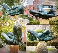 "Splijtplaats der Winden" ,Vier monumentale beelden Hoge wal - Goirle