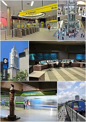 Metro van São Paulo