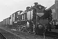 NS 6310 bij de opnieuw in gebruik genomen Spoorbrug bij Buggenum (03-12-1945)