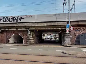 Tussen de Bogen, doorgang naar Nieuwe Teertuinen