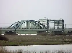 De oude IJsselspoorbrug