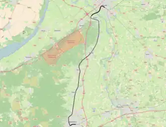 Spoorlijn Apeldoorn - Zwolle op de kaart