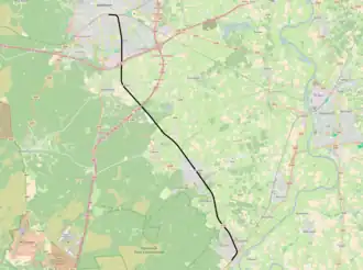 Spoorlijn Dieren - Apeldoorn op de kaart