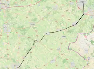 Spoorlijn Doetinchem - Hengelo GOLS op de kaart