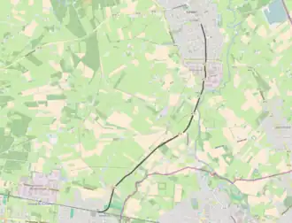 Spoorlijn Glanerbrug - Losser op de kaart