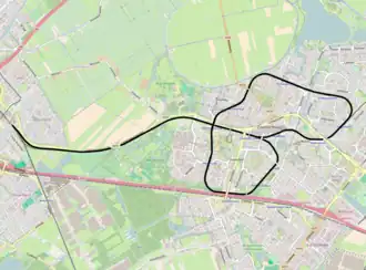 Spoorlijn Leidschendam aansluiting - Zoetermeer op de kaart