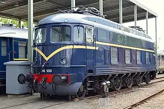 Loc 1010 in Het Spoorwegmuseum te Utrecht