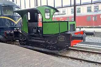 Oersik 103 in Nederlands Spoorwegmuseum.