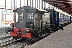 Locomotor NS 311 in het Spoorwegmuseum.