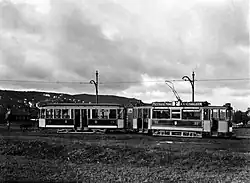 Tramstel geleverd door de Hannoversche Waggonfabrik; 1921.