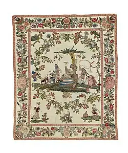 Sprei met chinoiserieën, Rijksmuseum Amsterdam