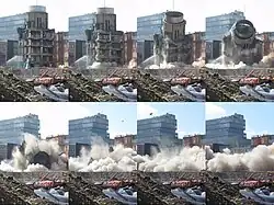 Sloop van de Althoff-toren op 1 juni 2008