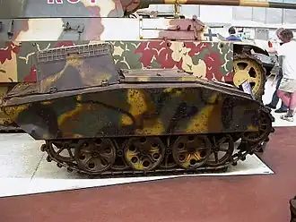 Mittlerer Ladungsträger Springer in The Tank Museum, Bovington (VK)