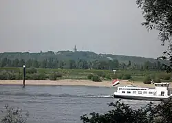 Blik op Hoog-Elten vanaf Spyck