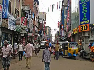 Straat in Colombo
