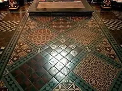 19e-eeuwse tegelvloer