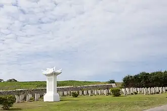 Overzicht met monument