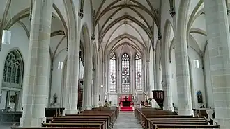 Interieur van deze kerk