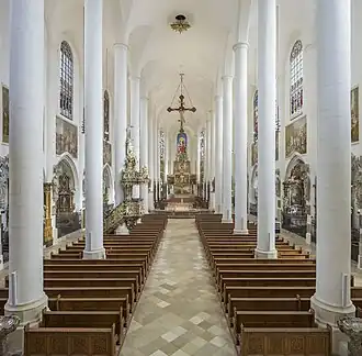 Interieur van deze kerk