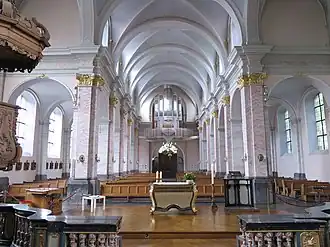 Interieur naar het westen