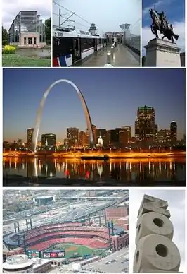 Een collage van Saint Louis