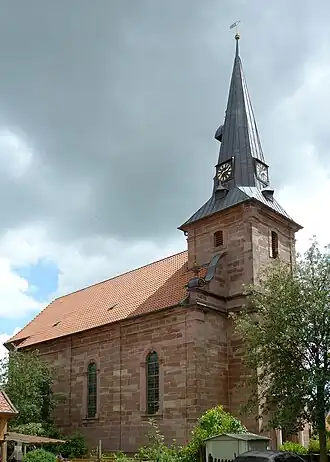 Kerk St. Mattheüs, Bodensee (eind 18e eeuw)