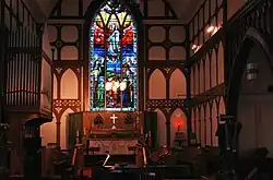 Binnenkant van de Sint-Matthiaskerk