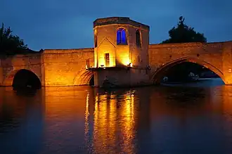 De brug over de rivier Great Ouse.